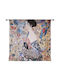 Tapiserie de perete Signare 100x100cm – Gustav Klimt Lady Fan