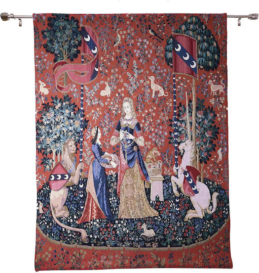 Signare Tapestry Wall Hanging 85x120cm – Lady & Unicorn Sense of Smell