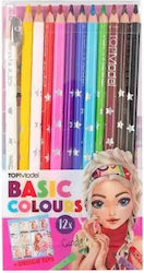 Set of Basic Colouring Pencils 12 Colours