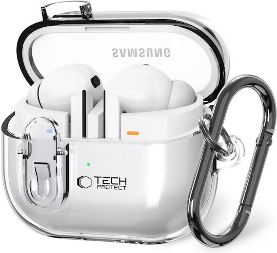 Tech-Protect Flexair Hülle Silikon in Transparent Farbe für Samsung Galaxy Buds 3 / 3 FE / 3 Pro