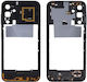 Samsung Μεσαίο Πλαίσιο Μαύρο για Galaxy A15 A155F