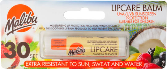 Malibu Lippenpflege Vanillegeschmack Lippenbalsam LSF30