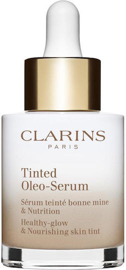 Clarins Tinted Ενυδατικό Oil Serum Προσώπου με Βιταμίνη E για Λάμψη & Σύσφιξη Shade 01 30ml