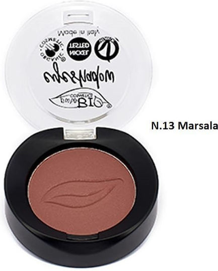 puroBio Cosmetics Compact Eyeshadows Lidschatten in fester Form in Braun Farbe 2.5gr