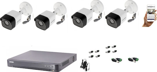 Hikvision Sistem de Supraveghere Camere Supraveghere video cu Recorder