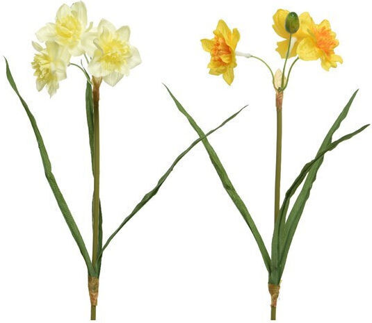 Jardi Τεχνητο Λουλουδι Ναρκισσος Φ9x40cm - Κιτρινες Αποχρ.