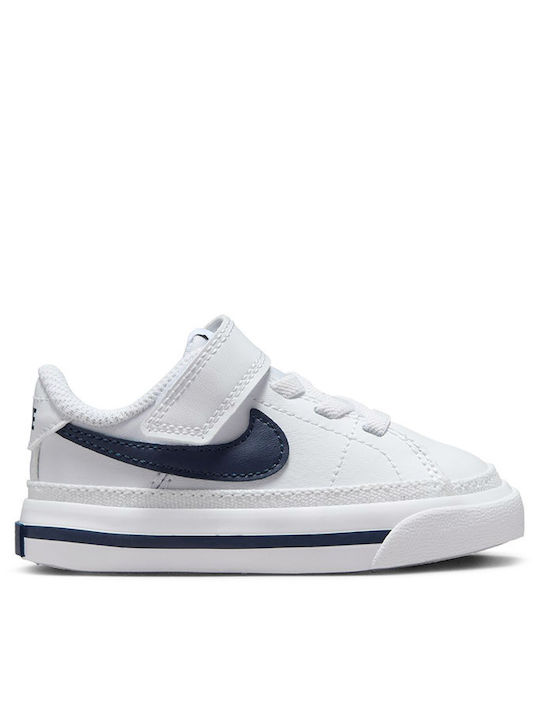 Nike Kids Sneakers with Scratch White