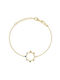 Jcou Women's Gold-Plated Silver Bracelet with Zircon