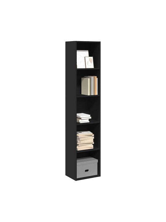 Bookcase Black 40x30x189cm