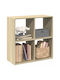 Bookcase Coffee 69.5x29x69.5cm