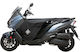 Tucano Urbano Wasserdicht Motorrad Beinschutzabdeckung Universell Black Farbe