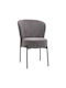 Houlian Dining Room Fabric Chair Gray 44x66x89cm