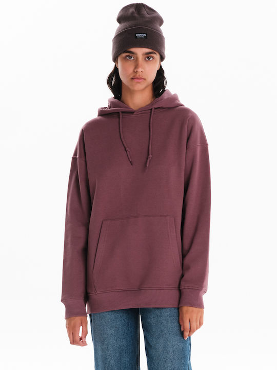 Emerson Women's Sweatshirt Hooded Purple