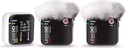 LensGo LE-348C 1v2 Ασύρματο Μικρόφωνο Πέτου, Clip On