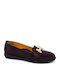 Women's Moccasins in Burgundy Color