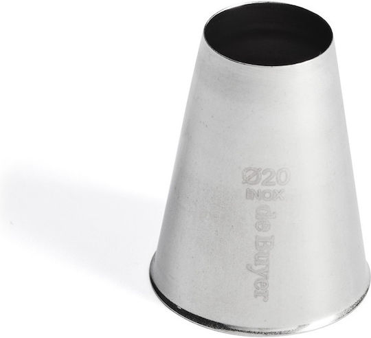 De Buyer Tülle für Konditorei Spritzbeutel Metallisch 2cm