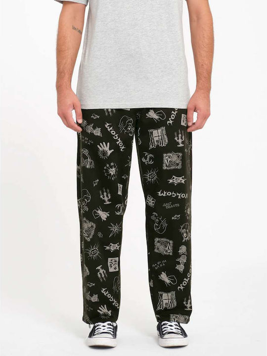 Keutchi Trousers in Loose Fit Black