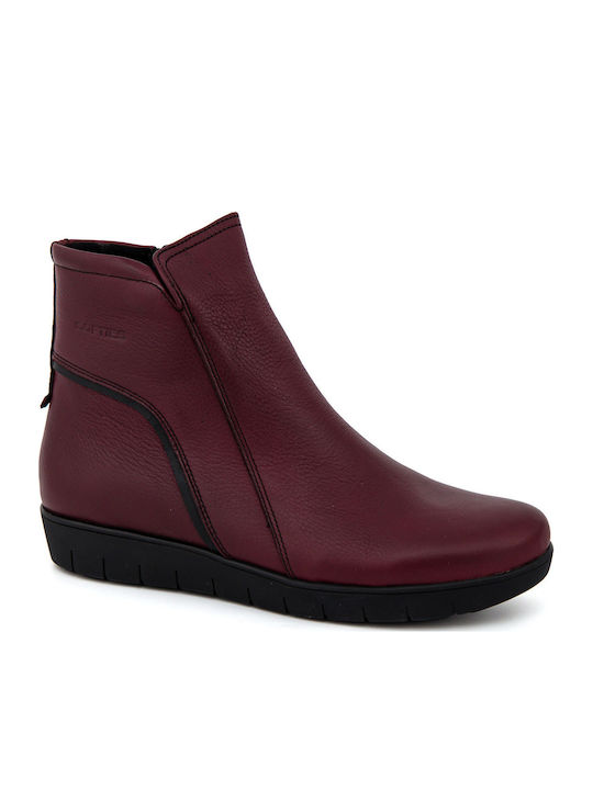 Softies Ghete Dama de Piele cu Platformă Violet