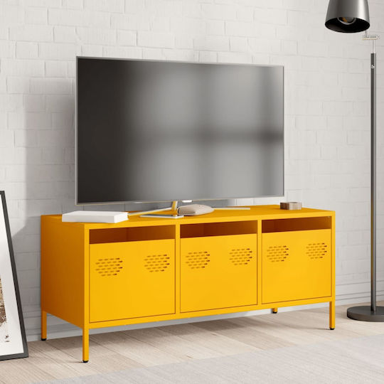TV-Ständer Metall Senfgelb M101.5xP39xH43.5cm
