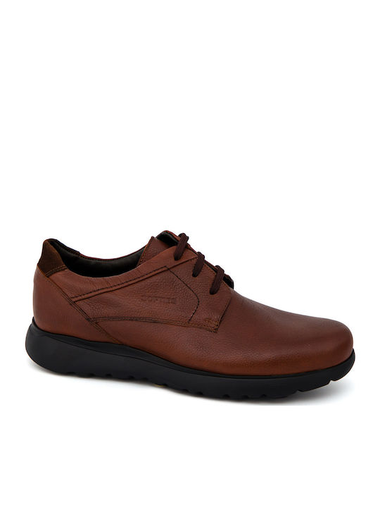 Softies Leder Herren Freizeitschuhe Braun