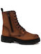 Ragazza Leather Women's Ankle Boots Tabac Brown