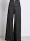 Women's Fabric Trousers Black