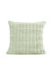 Nima Sofa Cushion Weave Furry Mint 40x40cm