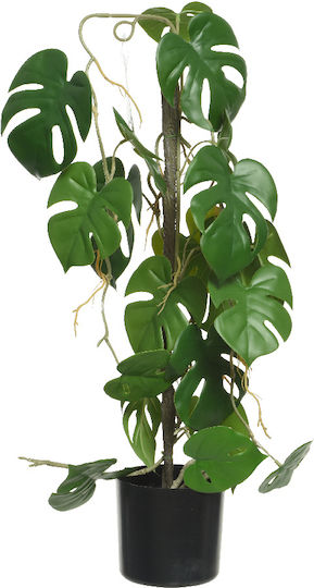 Jardi Τεχνητο Φυτο Μονστερα Σε Γλαστρακι 63.5cm - Πρασινο