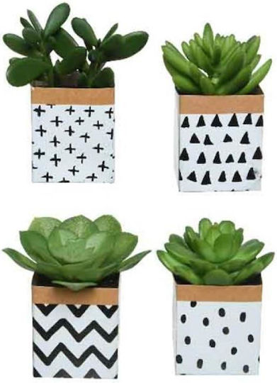 Jardi Τεχνητο Φυτο Αλοη Σε Γλαστρακι 5x5x9cm Mini - Πρασινο