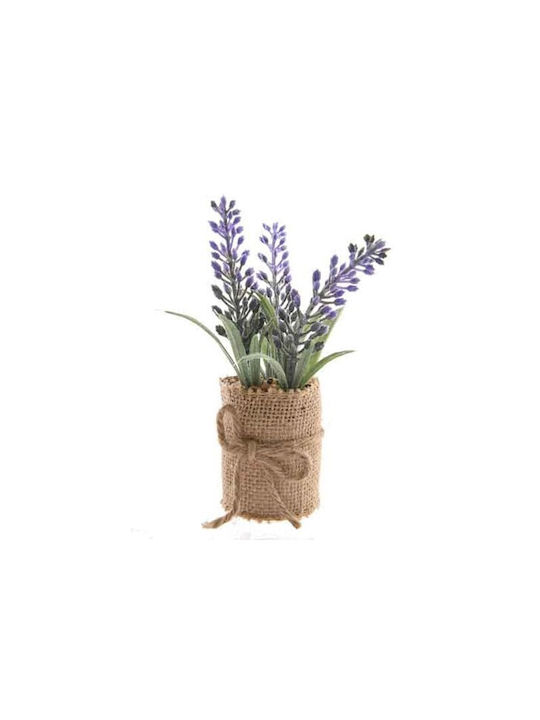 Jardi Τεχνητο Φυτο Λεβαντα Σε Γλαστρακι 5x12cm - Λιλα