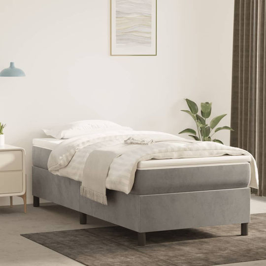 vidaXL Mattress Topper Single Foam with Removable Cover 80x220x5cm