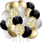 Set of 50 Balloons Latex Gold Birthday-Celebration