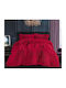 Silk Fashion Duvet Cover Single 170x220cm Red