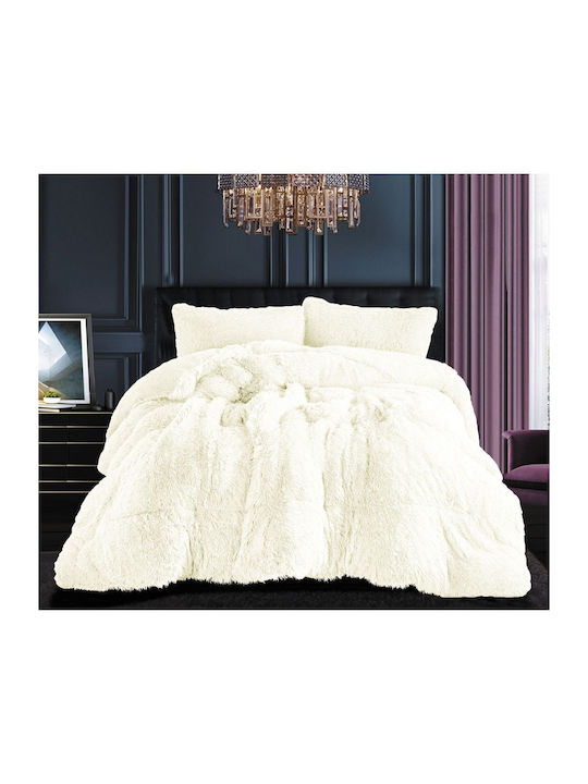 Silk Fashion Κουβερτοπάπλωμα Υπέρδιπλο 220x240εκ. Ivory 350 GSM