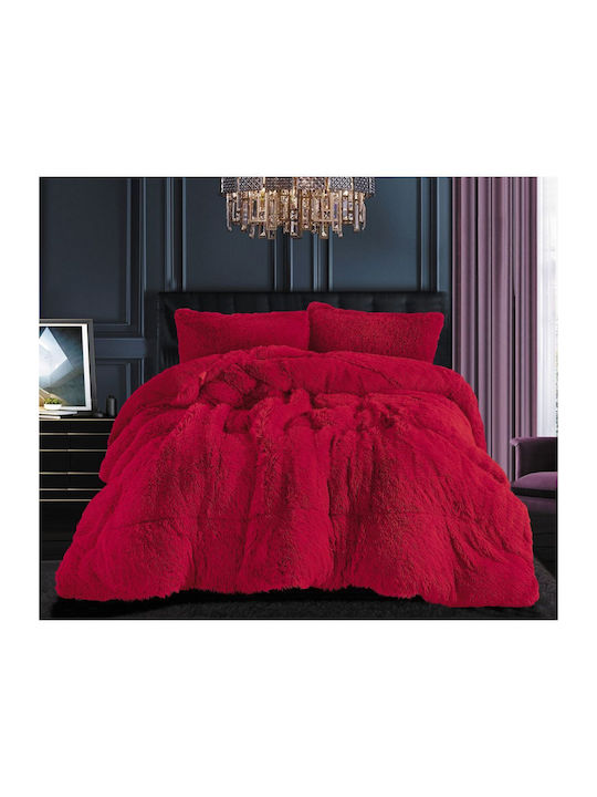 Silk Fashion Κουβερτοπάπλωμα Υπέρδιπλο 220x240εκ. Red 350 GSM