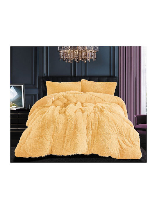 Silk Fashion Κουβερτοπάπλωμα Υπέρδιπλο 220x240εκ. Beige 350 GSM
