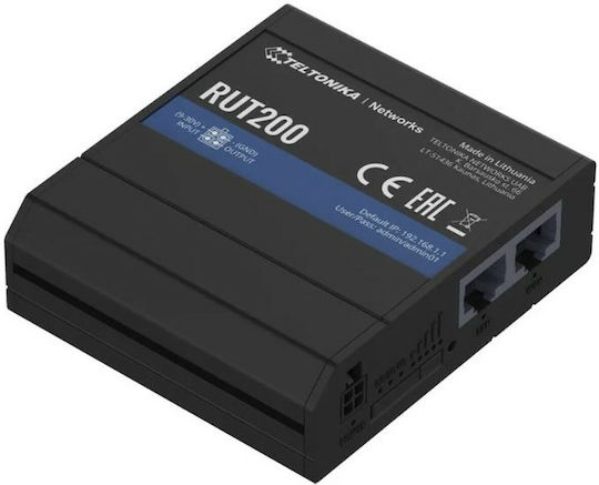 Teltonika RUT200 v2 Ασύρματο 4G Router με 2 Θύρες