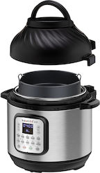 Instant Pot Duo Crisp Πολυμάγειρας 1500W με Χωρητικότητα 5.7lt Ασημί