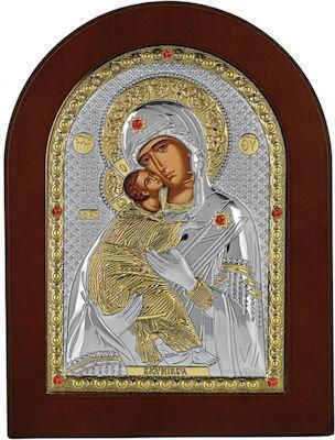 Prince Silvero Icoană Maica Domnului Cu Pruncul Din Lemn 15x21cm MA/E1106BX