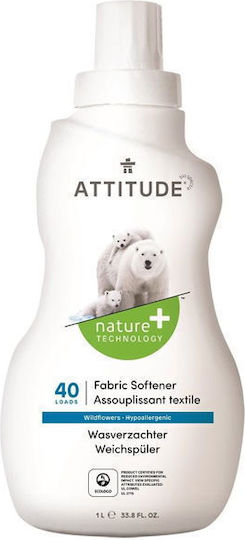 Attitude Little Ones Хипоалергенно Омекотител за дрехи с аромат Естествена грижа и аромат на свежест 1x1000мл