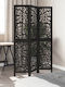 vidaXL Decorativ Paravan Lemn cu 3 Panouri 105x180cm
