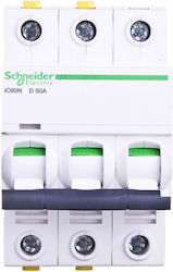 Schneider Electric Leistungsschalter Ic60n 3p 50a D A9f05350