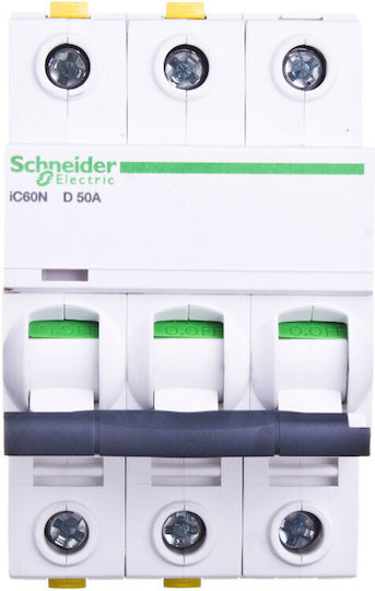 Schneider Electric Comutator de Putere Ic60n 3p 50a D A9f05350