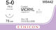 Ethicon Vicryl Absorbable Suture 5/0 Triangular Needle 16mm 75cm W9442