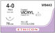 Ράμμα Ethicon Vicryl Απορροφήσιμο 4/0 Τριγωνική Βελόνα 16mm 75cm W9443