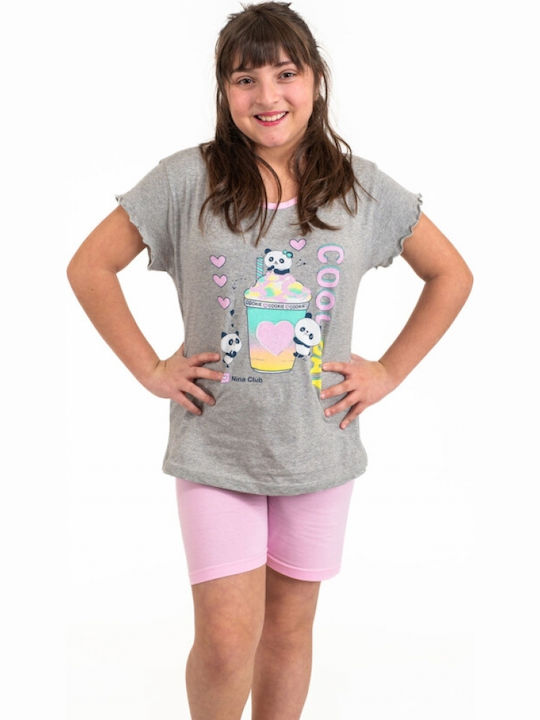 Nina Club Kids' Pajamas Summer Gray