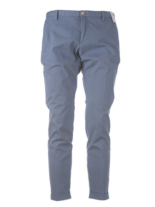 Pantaloni cu Croială Slim Albastru