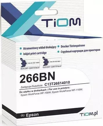Tiom Ink Cartridge Tiom Epson 266bn C13t26614010 6ml Black