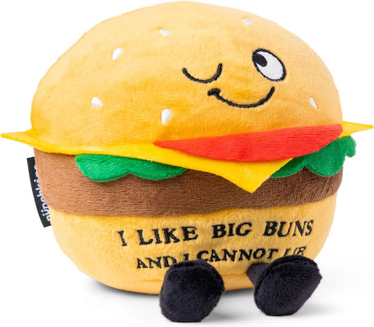 Punchkins Plüsch Hamburger "I Like Big Buns & I Cannot Lie" 18 cm