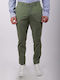 Trousers Chino in Slim Fit Green